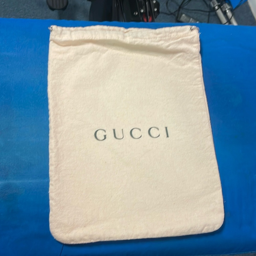 Gucci dust cover 11” x 9”
